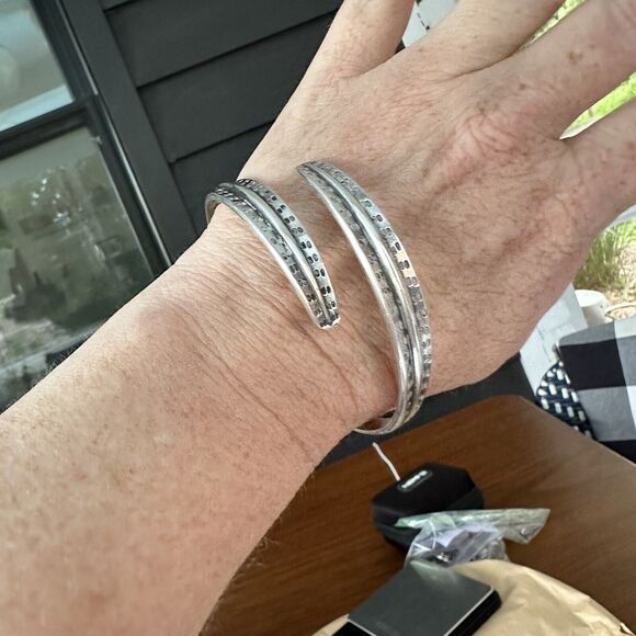 David Anderson Wrap Bangle Bracelet 36.78 Grams - Picture 8 of 12